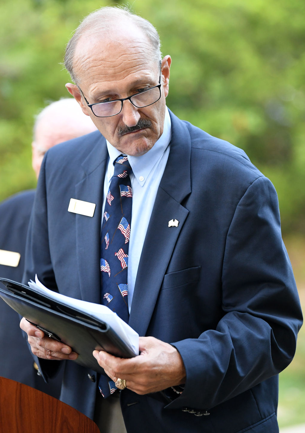 9/11 ceremony at Veterans Park
